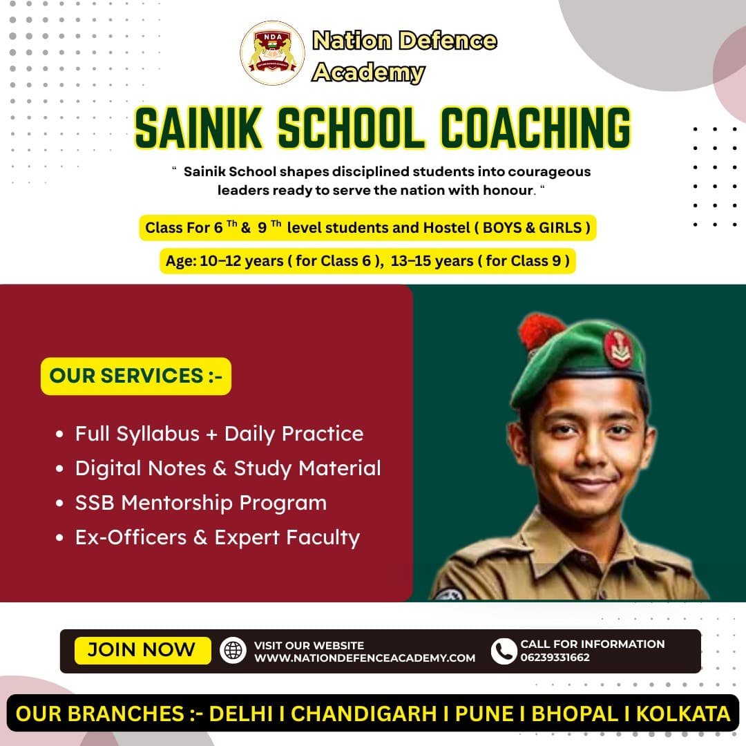 Sainik School Coaching